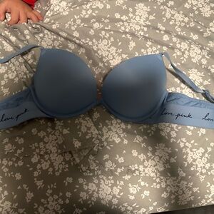 PINK Victoria's Secret Light Blue Bra